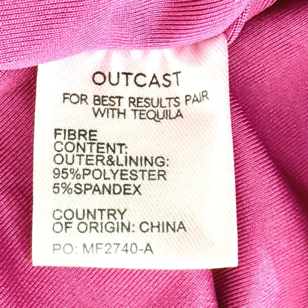 NWT Outcast “Eliza” Vibrant Pink/Magenta Floral Rose Print Mini Skirt Size Small - Picture 14 of 15